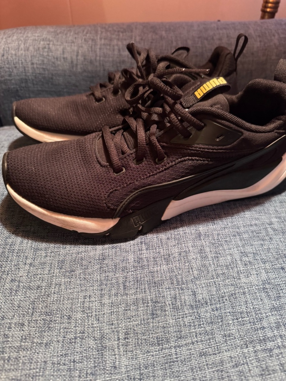 Puma  Black Athletic Sneakers - Picture 3 of 5